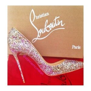 Glitter So Kate Louboutins (needs a repair)
